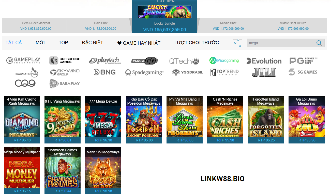 cach lua chon game slots w88